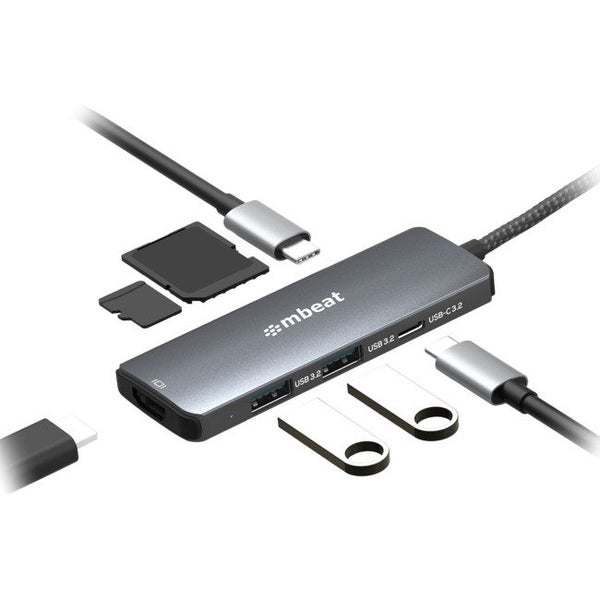 UCD32U7 7 In 1 USB-C 3.2 Gen2 Hub With 8K Video 10G Carousel 2