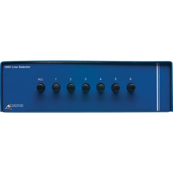 ZONEDOUT 6 Zones 100V Speaker Selector Australian Monitor Carousel 1