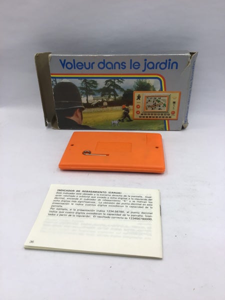 * Extra Screen Thief in Garden Handheld Game BOXED *62864730593283111