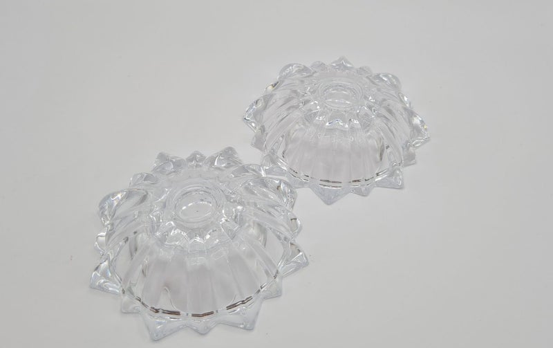 Crystal Starburst Candle Holders set of 2 Carousel 2