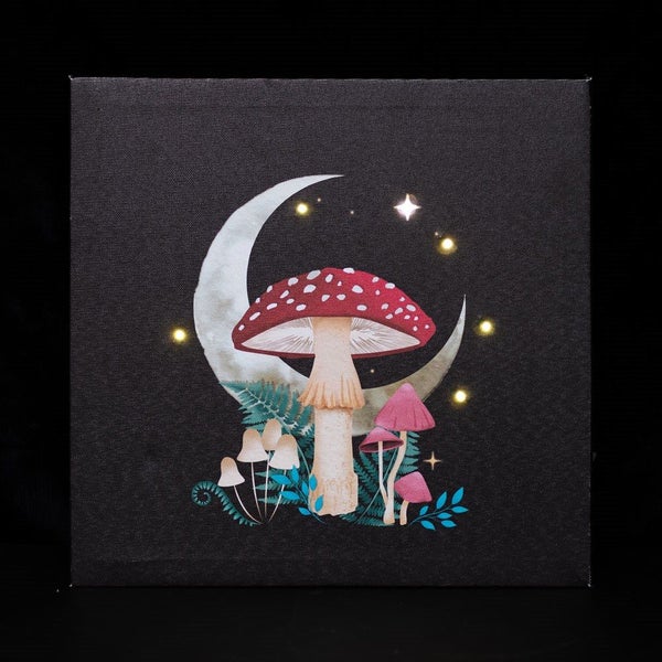 Something Different Canvas Forest Mushroom Light Carousel 1