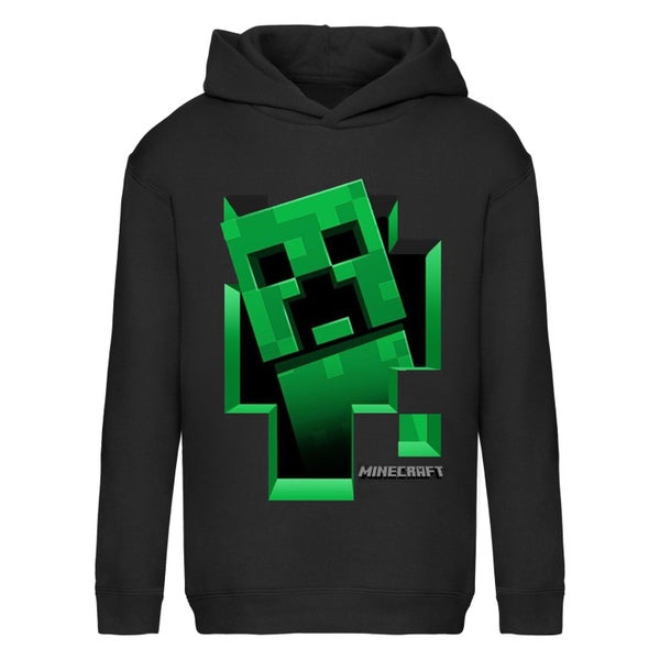 Minecraft Childrens/Kids Inside Creeper Hoodie Carousel 1