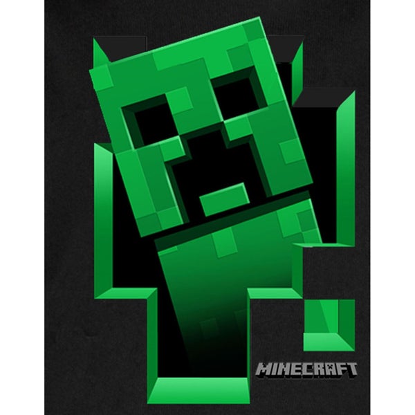 Minecraft Childrens/Kids Inside Creeper Hoodie Carousel 4
