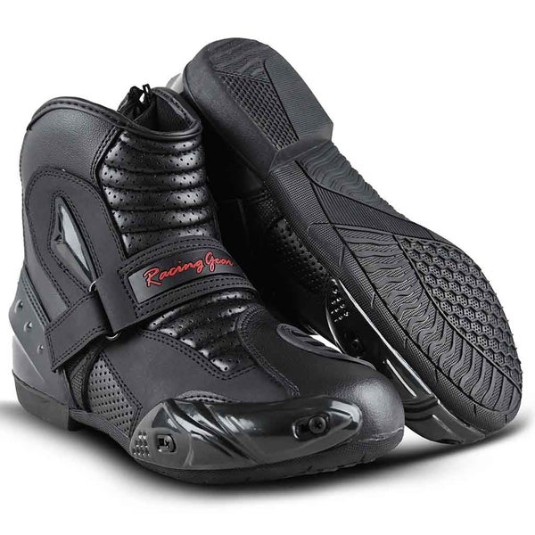 RIDERACT Motorcycle Touring Boots Road Active Black Riding Protecting Gear Carousel 2