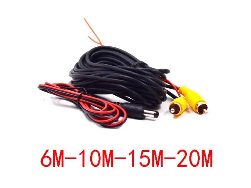 BYNCG AV Cable Universal Auto RCA AV Cable Wire Harness For Car Rear View Carousel 2