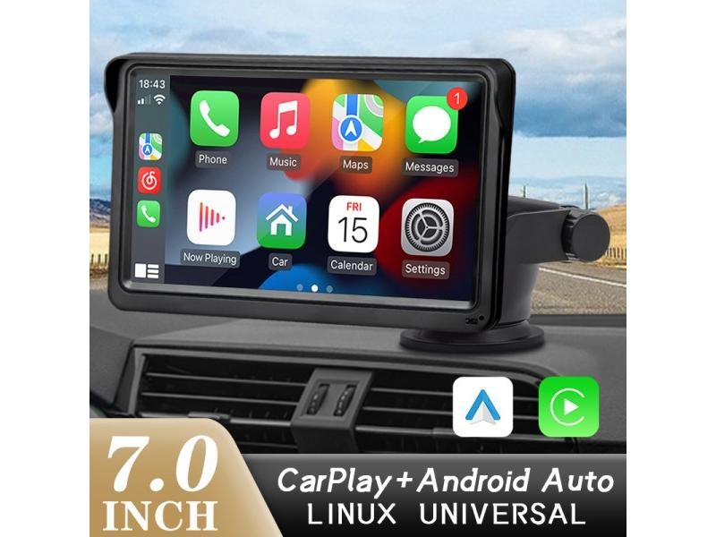 B5300 7inch CarPlay Android Auto Car Radio Multimedia Video Player Portable Carousel 1