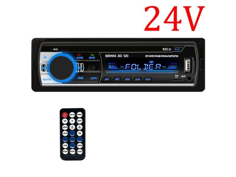 Hippcron Car Radio 1din Stereo Multimedia MP3 Player Digital Bluetooth FM Audio Carousel 1