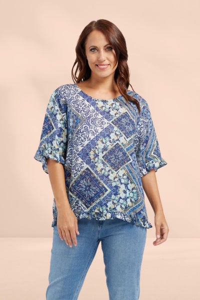 Seduce Dorothy Top Blue Patio Carousel 1