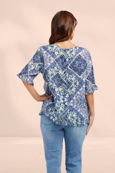Seduce Dorothy Top Blue Patio Carousel 5