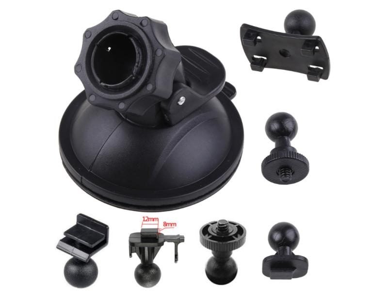 Car Suction Cup For Dash Cam Holder Vehicle Video Recorder With 6 Types Adapter Carousel 1