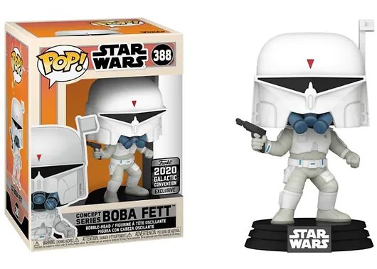 Funko Pop! Star Wars Boba Fett #388 2020 Galactic Convention Exclusive Carousel 1