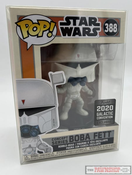 Funko Pop! Star Wars Boba Fett #388 2020 Galactic Convention Exclusive Carousel 2
