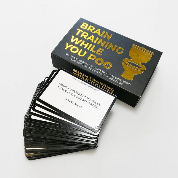 Brain Training While You Poo' Cards Carousel 3