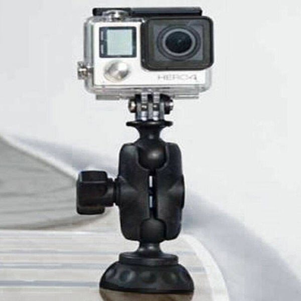 RAM Action Camera / GoPro mount with Surfboard / SUP Leash Plug base Carousel 1