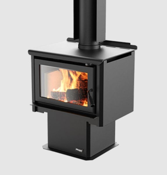 Masport Kaituna Fireplace Freestanding Ultra-Low Emissions Wood Fire on Pedestal Carousel 1