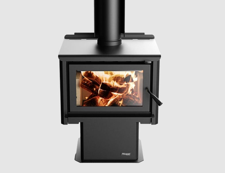Masport Kaituna Fireplace Freestanding Ultra-Low Emissions Wood Fire on Pedestal Carousel 2