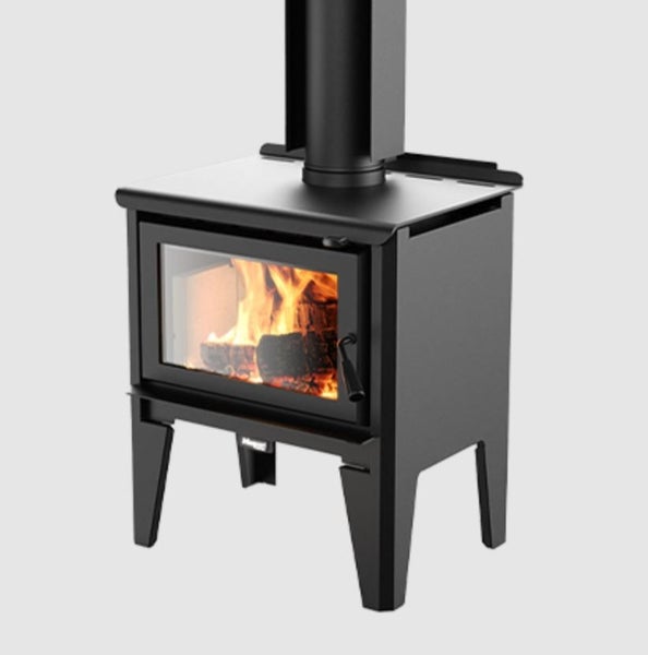 Masport Kaituna Fireplace Freestanding Ultra-Low Emissions Wood Fire on Legs Carousel 1