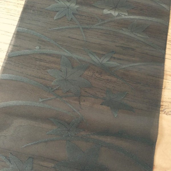 Vintage Japanese Kimono silk obi fabric Carousel 1