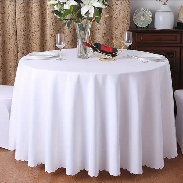 Tablecloths Wedding Tablecloth Round Table Cloth 240cm G0622WT1 Carousel 3