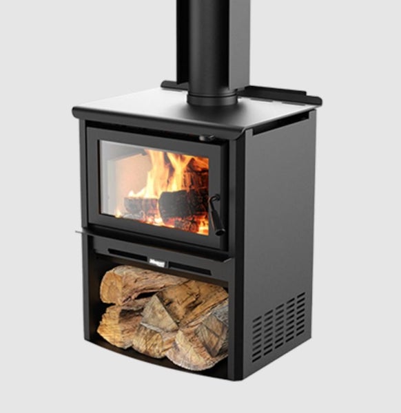 Masport Kaituna Fireplace Freestanding Ultra-Low Emissions Wood Fire Stacker Carousel 1