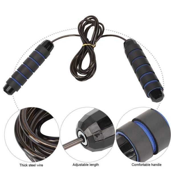 exercise jumping rope fitness jumping rope fitness tool Unisex Adjustable Steel Carousel 2