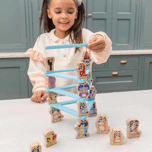 Bluey - Wooden Stacking Game (27 Pieces), Activity Toy, Suitable for Ages 3+ Carousel 4