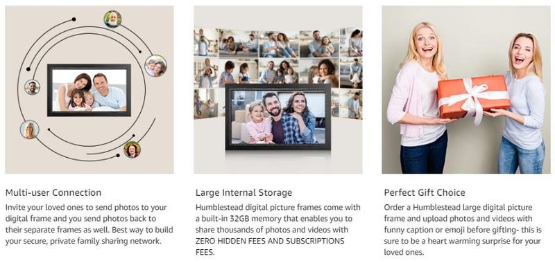 Digital Picture Photo Frame 15.6 Inch Touch Screen Carousel 2