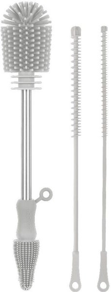 Haakaa: Silicone Cleaning Brush Kit - Suva Grey Carousel 1