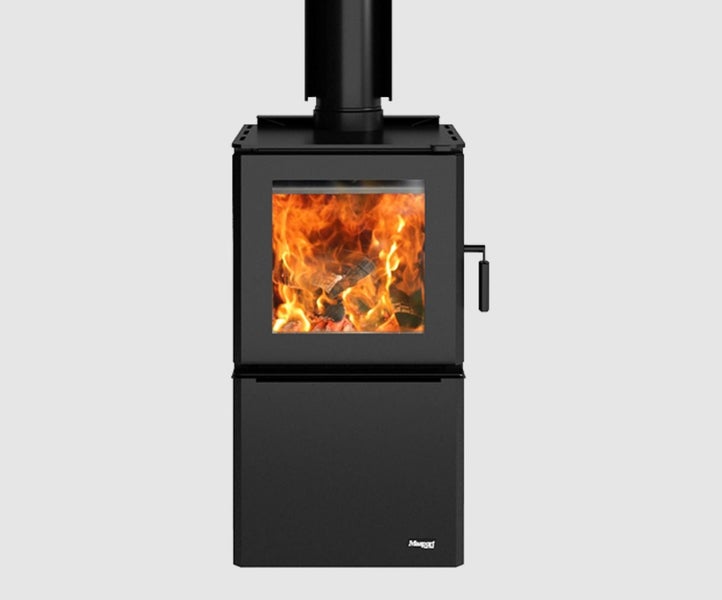 Masport Clutha Fireplace Freestanding Ultra-Low Emissions Wood Fire Pedestal Carousel 1