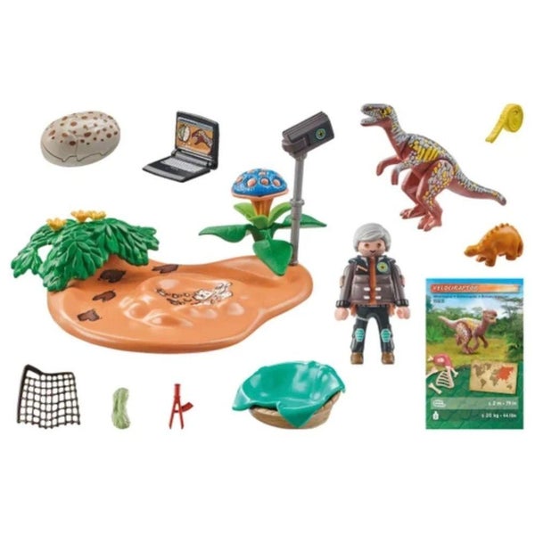 Playmobil Stegosaurus Nest With Egg Thief Carousel 2