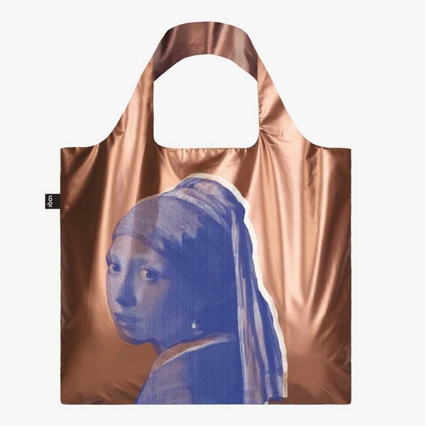 LOQI M Coll. Johannes Vermeer Girl with a Pearl Earring Rose Gold Metallic Bag Carousel 1