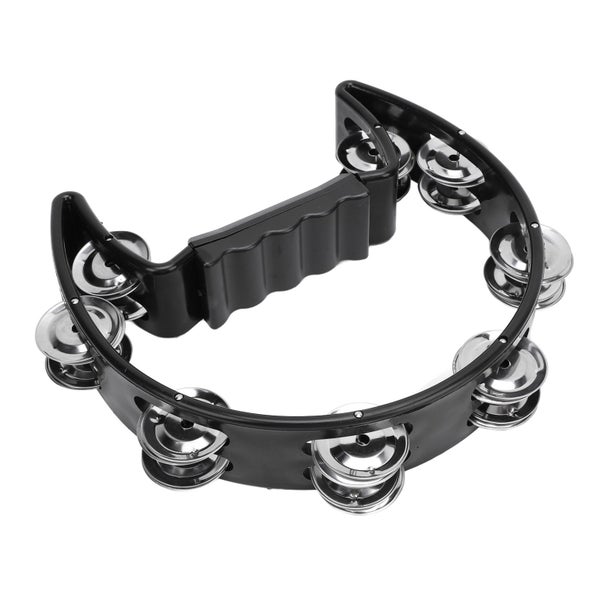 tambourine jingle single row tambourine Tambourine Jingle Black Cat Shape Non Carousel 2