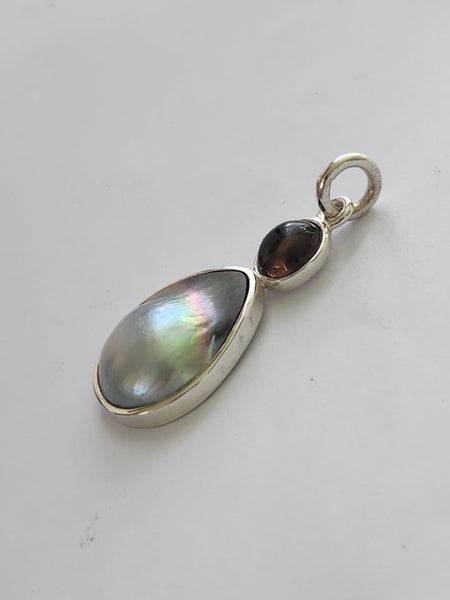 Tahitian Mabea pearl set in Sterling silver Carousel 2
