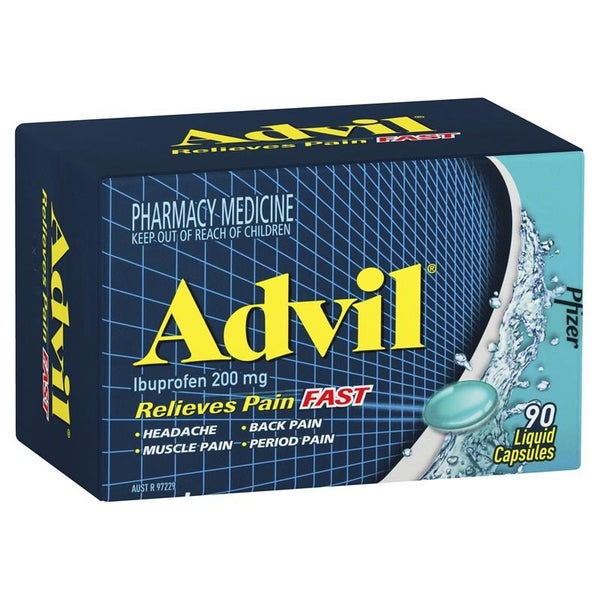 ADVIL Pain Relief 90 Liquid Capsules Carousel 1
