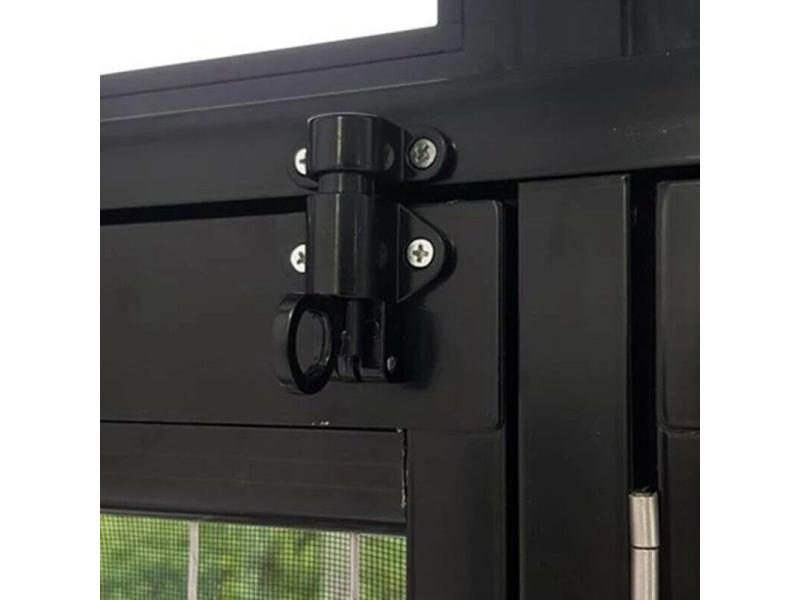 Self-closing Latch Bolt Aluminum Alloy Automatic Spring Latch Solid Aluminum Carousel 2