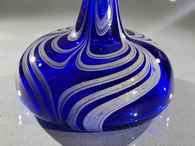 Vintage Handblown Art Glass Candle Holder62863862857729113