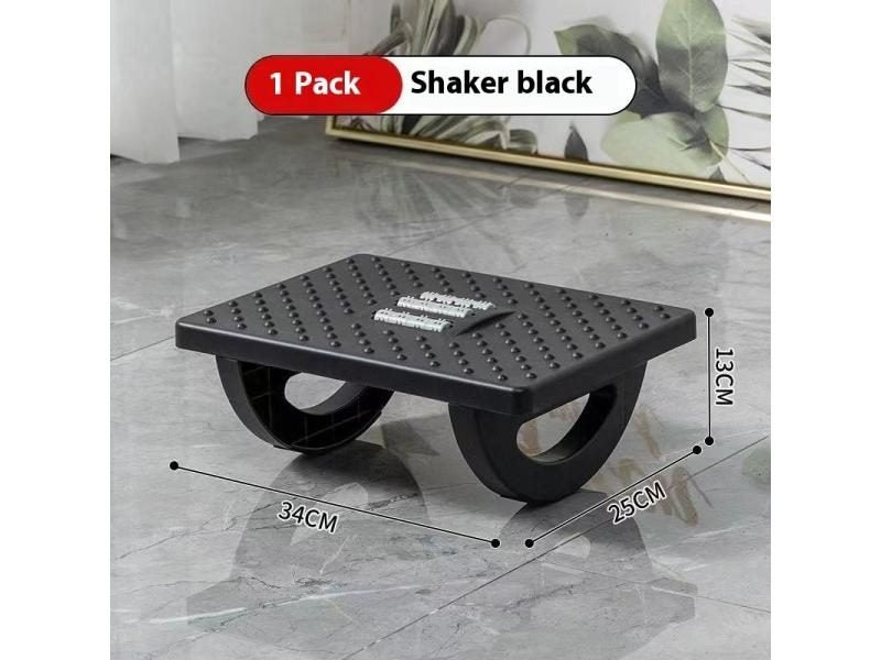 Portability Foot Rest Under Desk Footrest Ergonomic Foot Stool With Massage Carousel 1