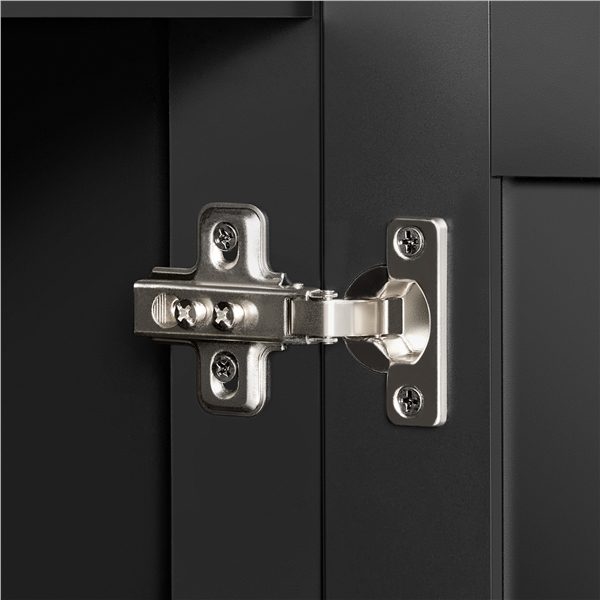 Large Kitchen Island with Storage Drawers & Cabinets & Towel Bar & Spice Rack Carousel 17