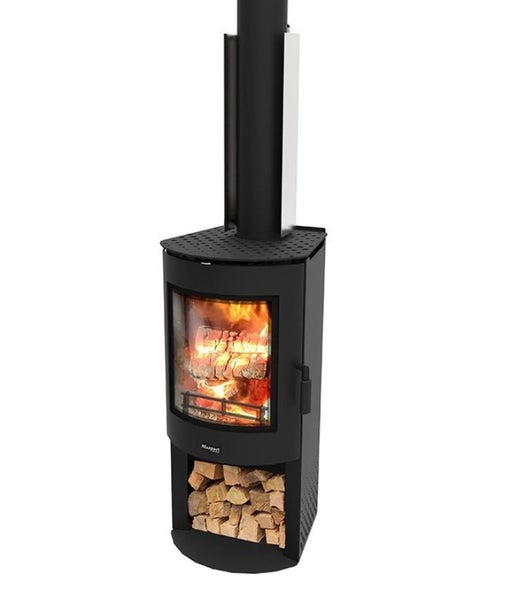 Masport Akaroa Fireplace Freestanding radiant wood fire with wood stacker Carousel 1
