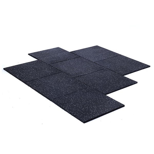 Rubber Mat Gym Flooring 50 x 50cm x 4-15mm Thickness Carousel 1