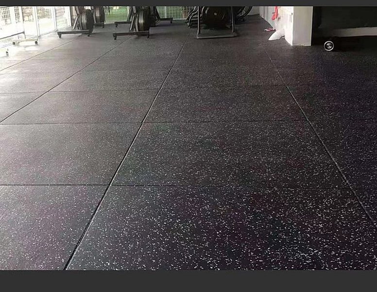 Rubber Mat Gym Flooring 50 x 50cm x 4-15mm Thickness Carousel 9