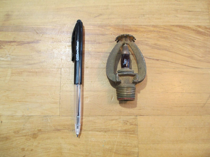 Vintage Grinnell Quartzoid Brass Fire Sprinkler Head Carousel 5