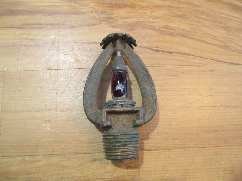 Vintage Grinnell Quartzoid Brass Fire Sprinkler Head Carousel 1