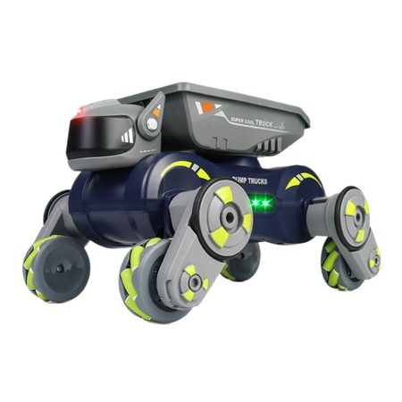 Remote Control Car 2.4GHz RC Robot Dog Toy with Spray Lights Music 360 Degree Ro Carousel 13