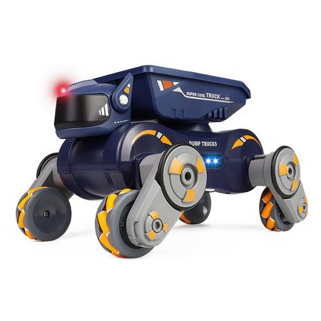 Remote Control Car 2.4GHz RC Robot Dog Toy with Spray Lights Music 360 Degree Ro Carousel 1