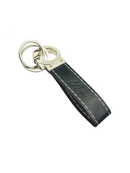 Ford Black Leather Keyring Carousel 1