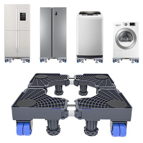 Adjustable Movable Washing Machine Stand, Mobile Base for Washer & Refrigerator Carousel 1