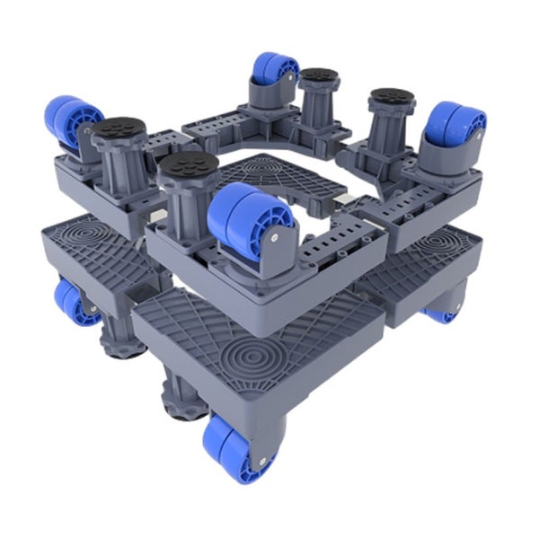 Adjustable Movable Washing Machine Stand, Mobile Base for Washer & Refrigerator Carousel 2