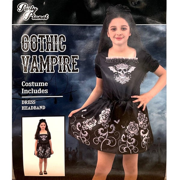 Kids Halloween Costume - Gothic Vampire Carousel 1