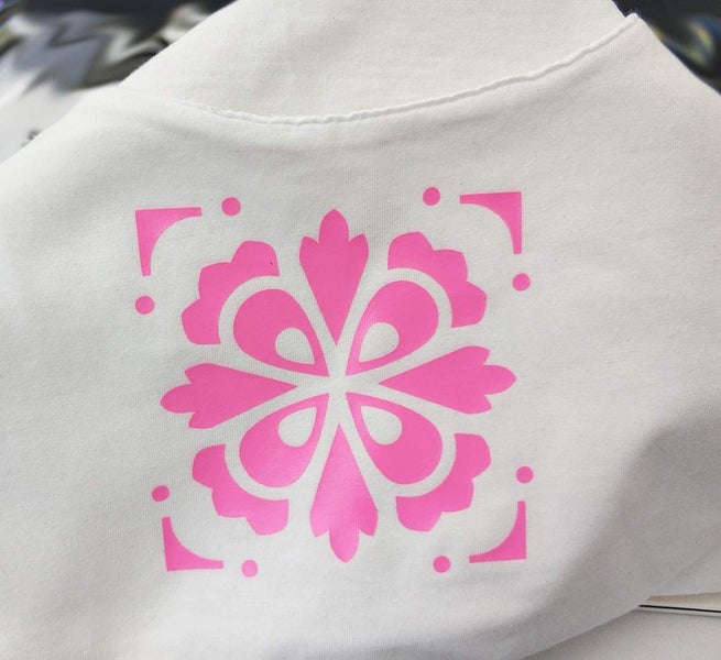 30x300cm Vinyl Heat Transfer - Pink Carousel 2